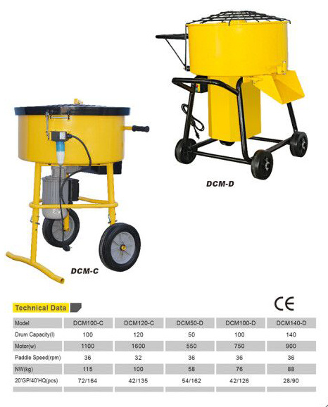 Reparierenstruktur-Mini Concrete Mixer Machine Silent-Funktion 4