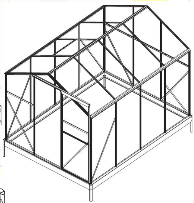 Helm-Garten-Haus-grünes Haus-Aluminiumrahmen-Sonnenschein-Raum