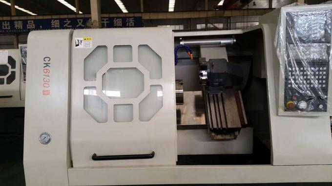 Spitzen Sie sich Oberflächenmetallcnc zu, der 340mm programmierbare Metalldrehbank dreht 0