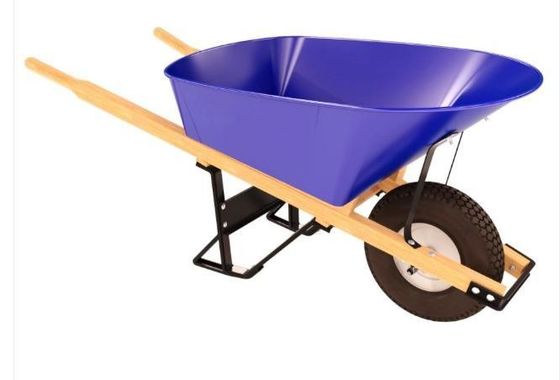540mm Garten-Wagen-Werkzeuge 150kg 6 Kubikfuß-Schubkarre mit Stahlrahmen