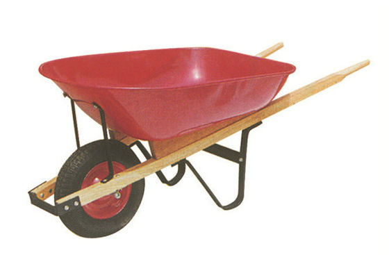540mm Garten-Wagen-Werkzeuge 150kg 6 Kubikfuß-Schubkarre mit Stahlrahmen