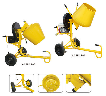 Gewicht 650W Mini Concrete Mixer Machine Light mit Mini Pump