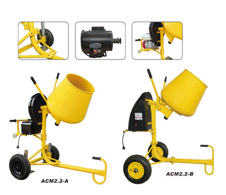 Gewicht 650W Mini Concrete Mixer Machine Light mit Mini Pump