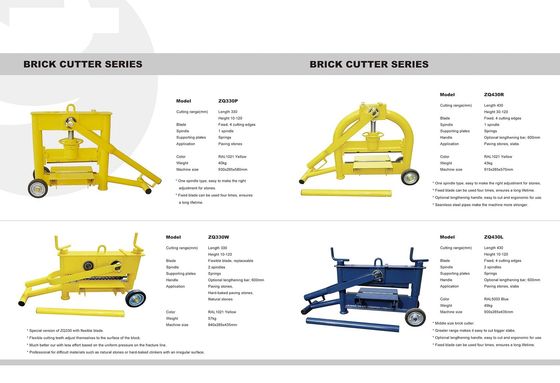 120mm Garten-Werkzeugmaschinen-halbautomatische Ziegelstein-Schneidemaschine