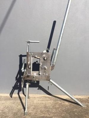 Errichtende Garten-Werkzeugmaschinen drücken Schneidemaschine des Ziegelstein-45kg von Hand ein