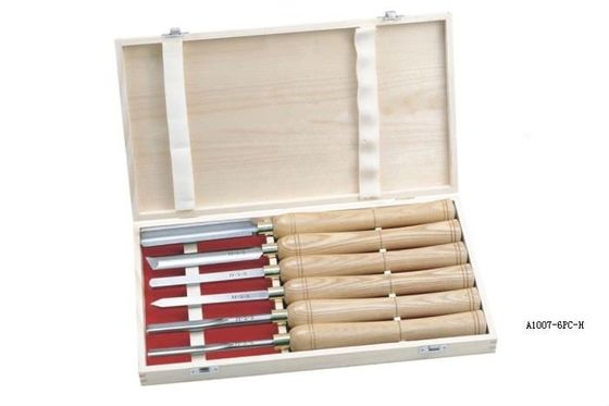 Flacher Durchschlags-stellt hölzernes Drehbank-Werkzeug Kolben-Meißel-Holz-Drehendrehbank-Maschine ein