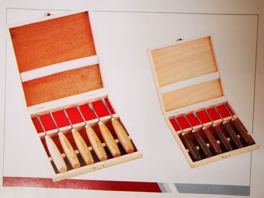 Holzgriff-materieller hölzerner Drehbank-Werkzeug-Sätze SGS, der Meißel schnitzt