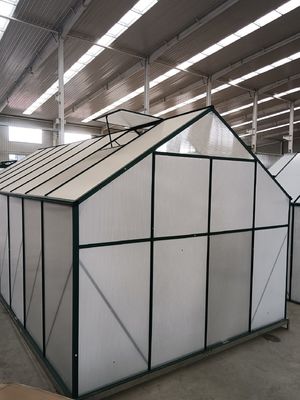 5cm Garten-Werkzeugmaschinen-Helm-Garten-Aluminiumrahmen-grünes Solarhaus