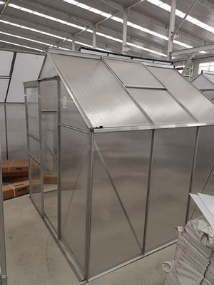 5cm Garten-Werkzeugmaschinen-Helm-Garten-Aluminiumrahmen-grünes Solarhaus