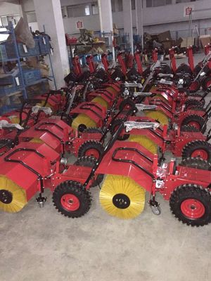 Energie-Bürsten-Kehrmaschine-Weg des Schnee-6.5HP hinter Rückzug-Starter-hoher Flexibilität