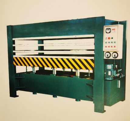 Feste Struktur-Holzbearbeitungs-Presse-Maschinen-hydraulische heiße Presse-Maschine