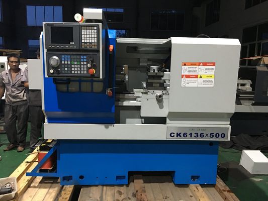 Spitzen Sie sich Oberflächenmetallcnc zu, der 340mm programmierbare Metalldrehbank dreht